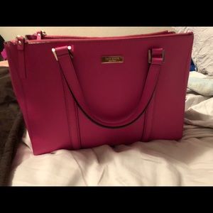 Kate spade new hot pink purse with dust bag.